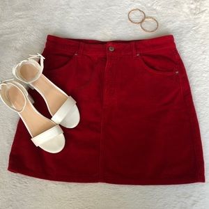 Corduroy skirt